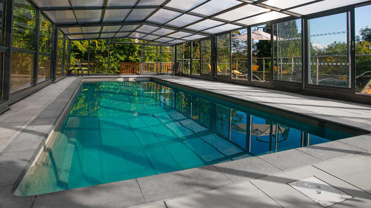 Compass Pools Covered Pool