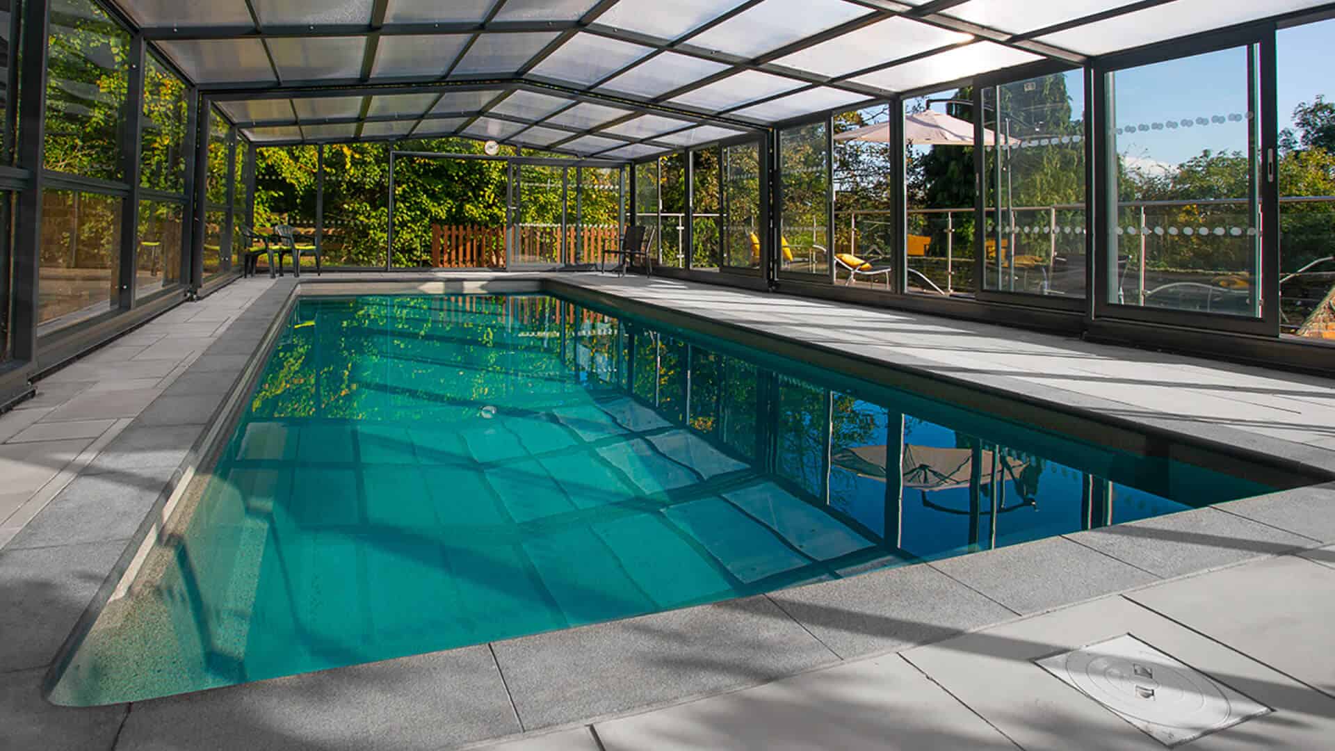 Compass Pools Covered Pool