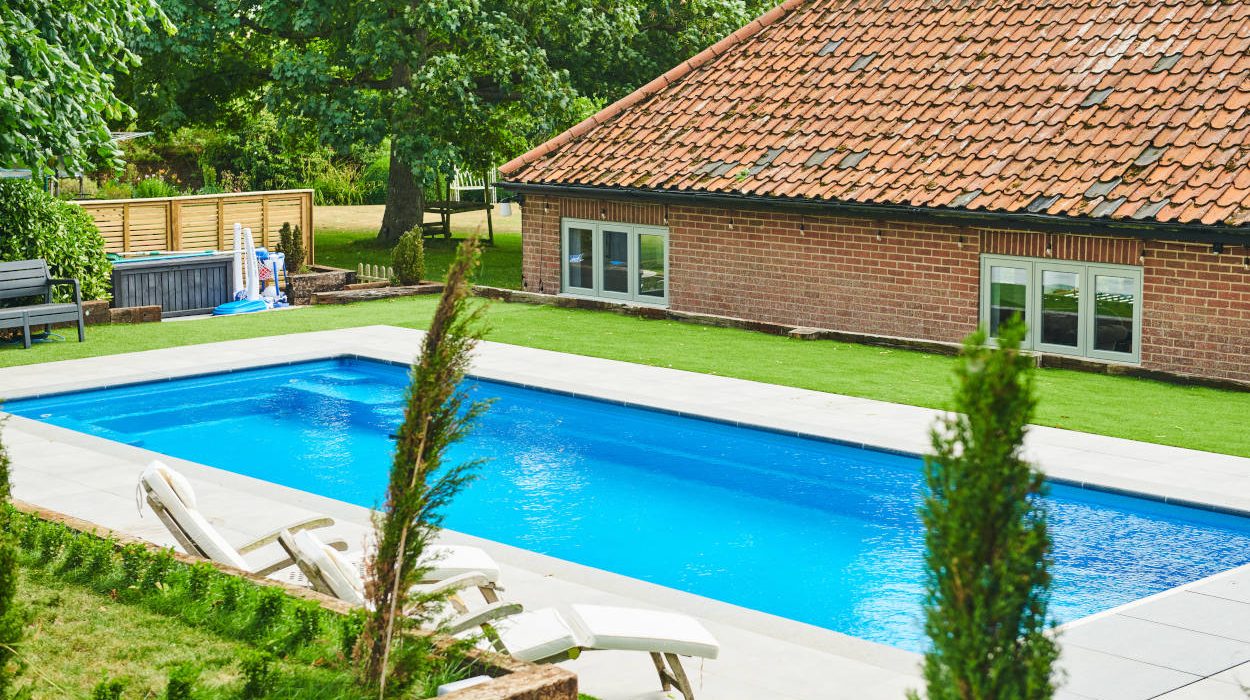 High-End XL Trainer Outdoor Pool Installation in Suffolk Gallery Image 1
