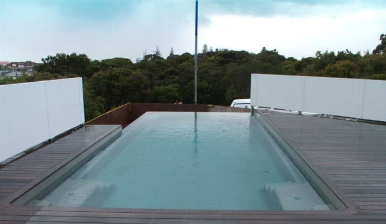 example of infinity pool installation