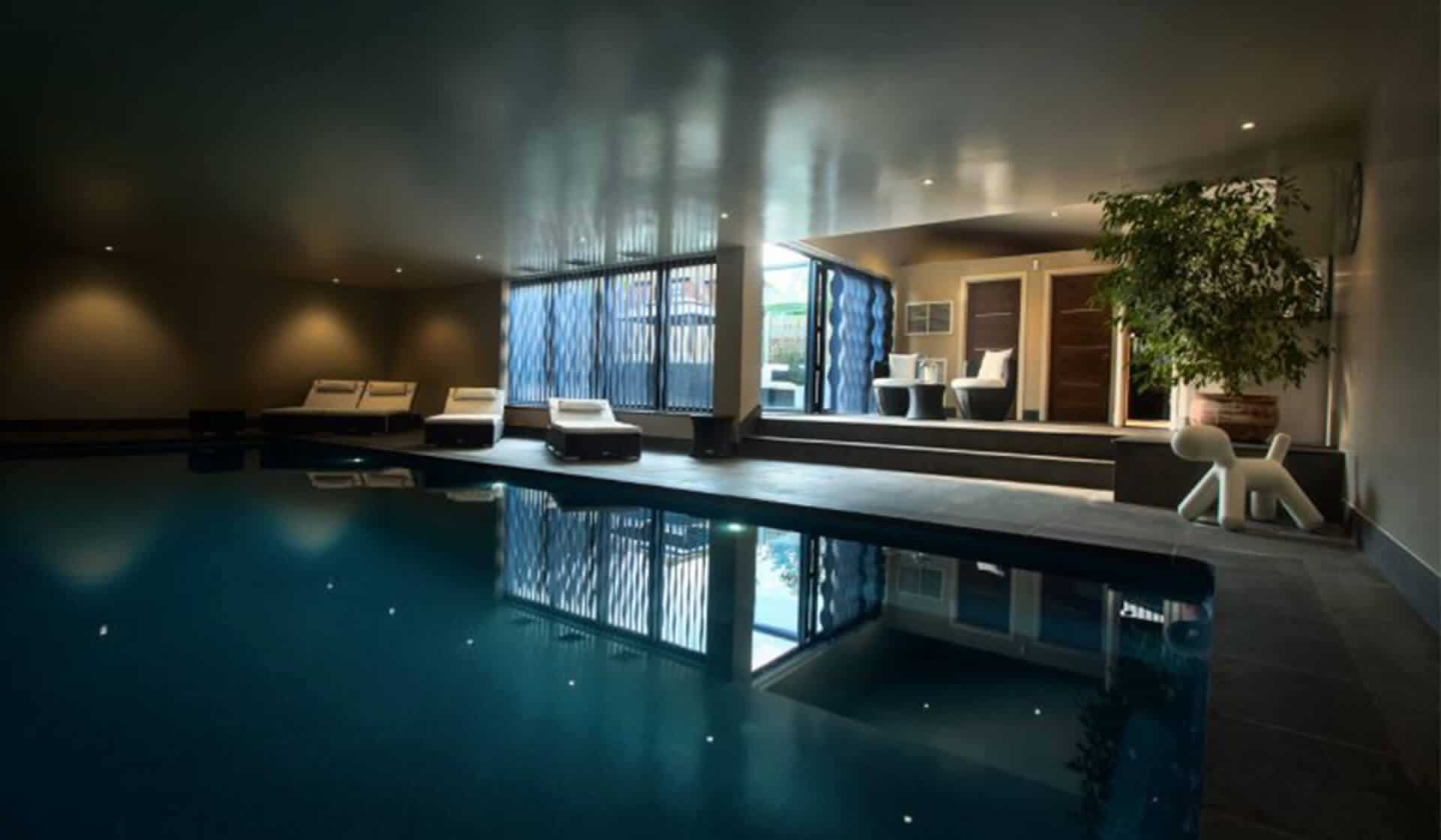 Basement Pool at Night
