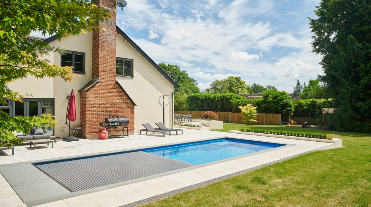 Outdoor Pool Installation in Hampshire case study featured image