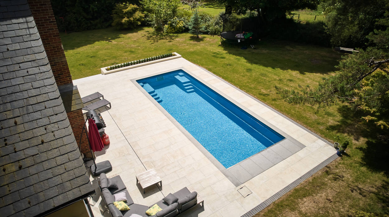 Outdoor Pool Installation in Hampshire Gallery image