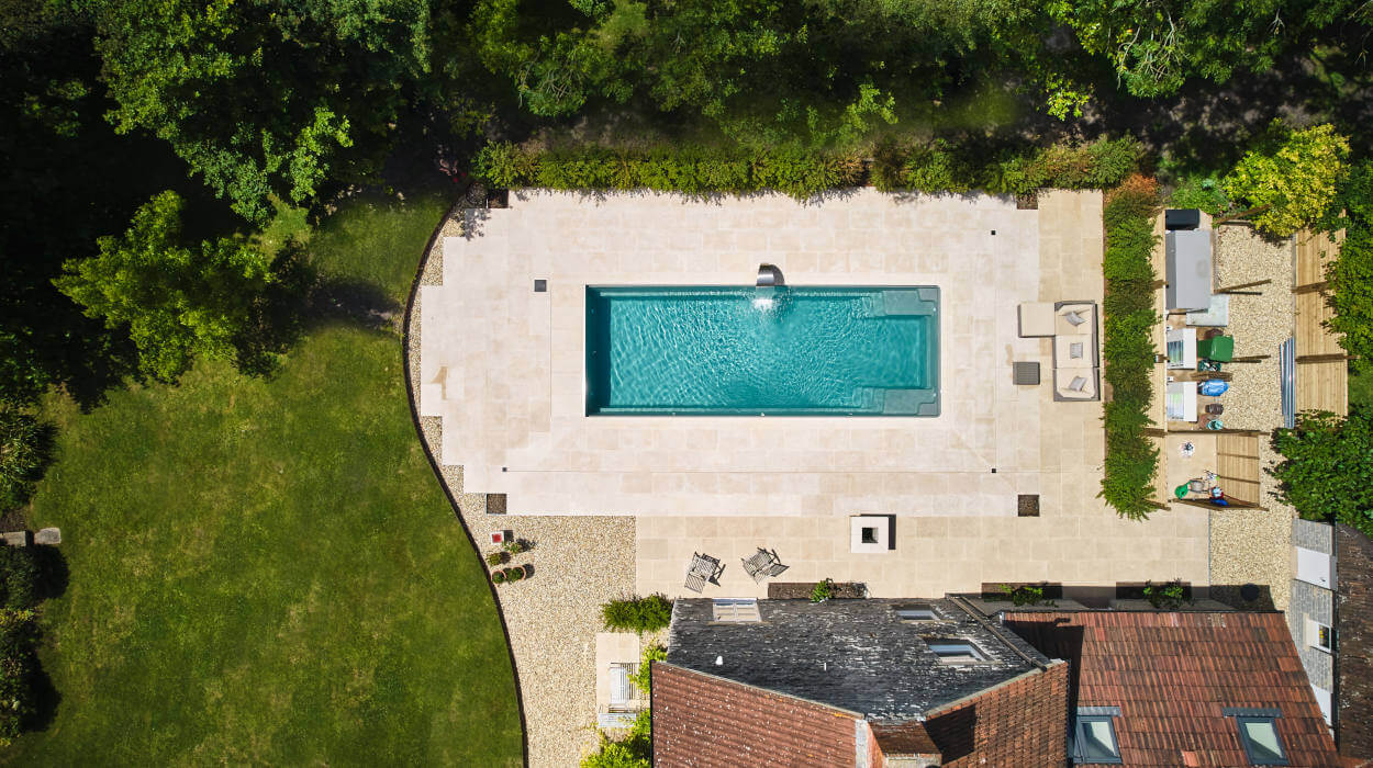 Tranquil Outdoor XL-Trainer Pool in Wells Somerset Case Study Gallery Image 2